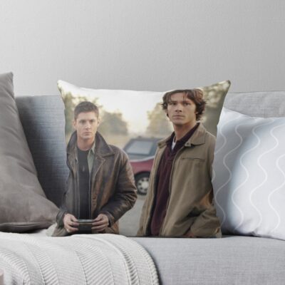 Supernatural Dean And Sam Trendy Throw Pillow