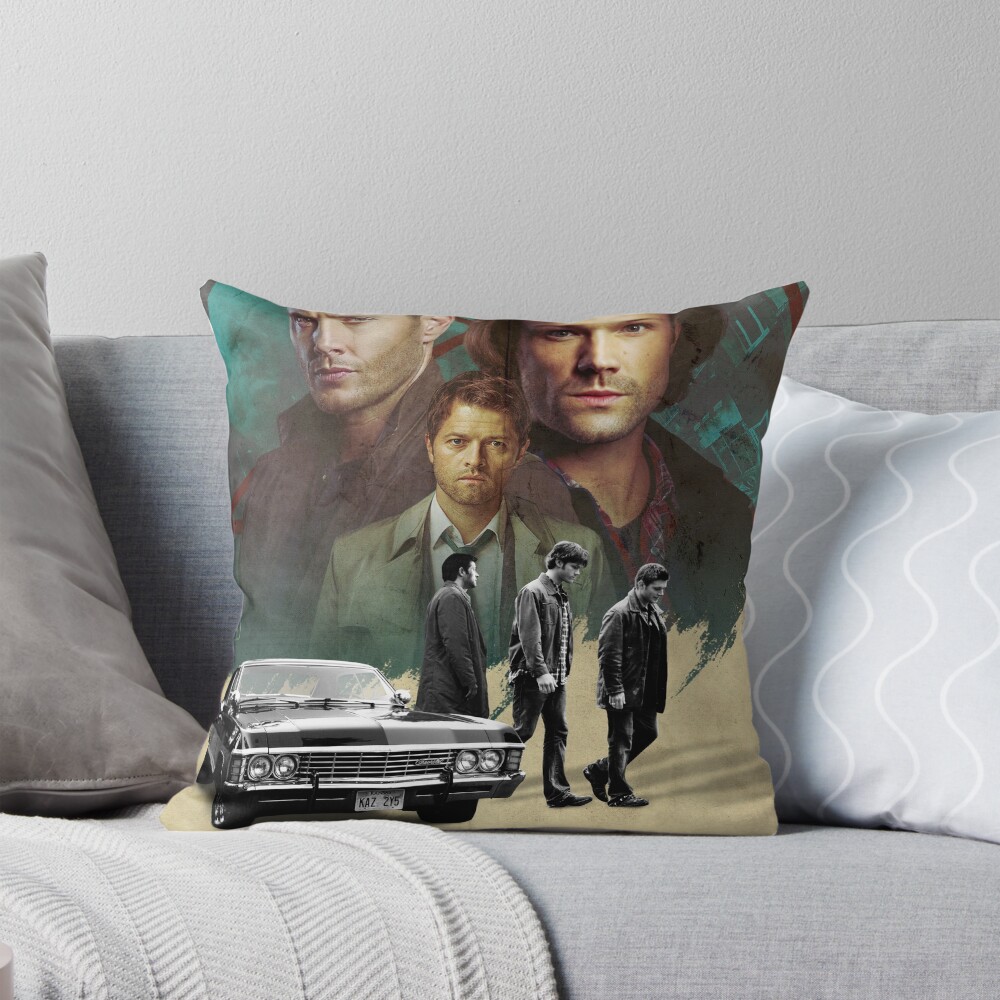 Supernatural Finale Throw Pillow
