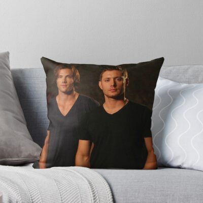 Sam Winchester Dean Winchester Throw Pillow