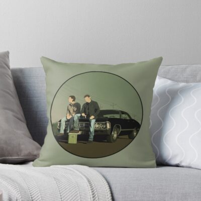 Winchesters Supernatural Throw Pillow